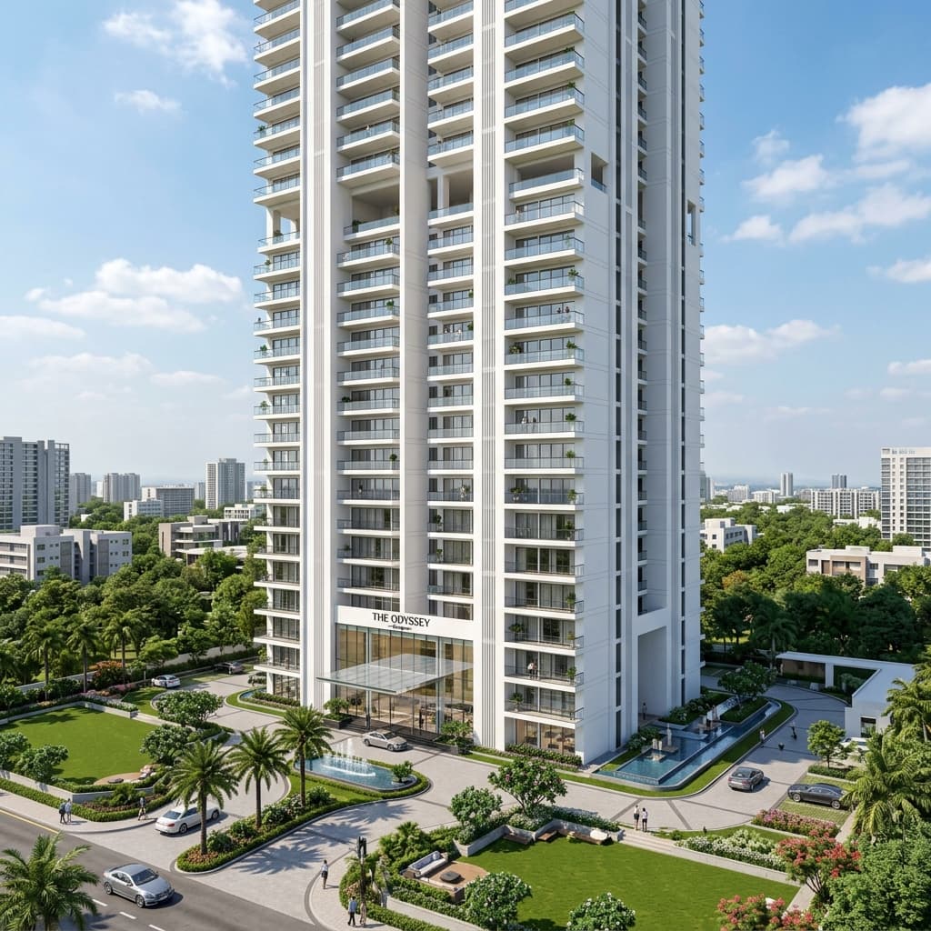 Modern architectural building